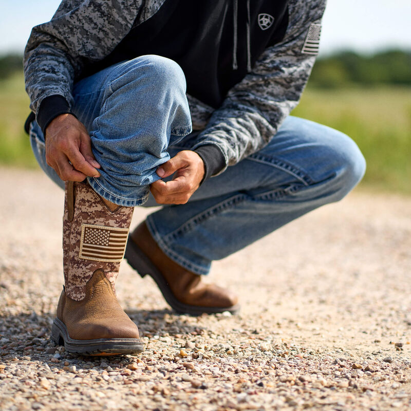 Ariat WorkHog Patriot Wide Square Steel Toe